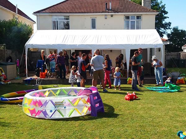 13x26 Heavy Duty Party Tent Outdoor Canopy with Church Windows