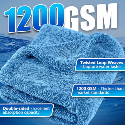 Microfiber Towel Car Drying Detailing Wash Cloth Car Care (300 Count)