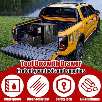 Underbody Truck Tool Box 24"x 18"x 20" Heavy Duty Double