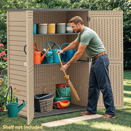 59 Cu. Ft. Vertical Storage Shed