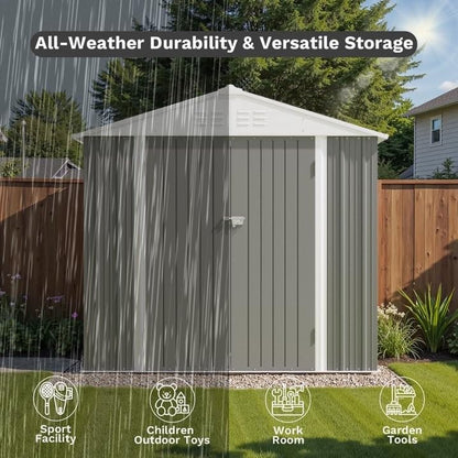 8×6FT Outdoor Storage Shed