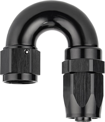 EVIL ENERGY 8AN 180 Degree One Piece Full Flow Hose End Fitting Swivel For CPE Braided Hose