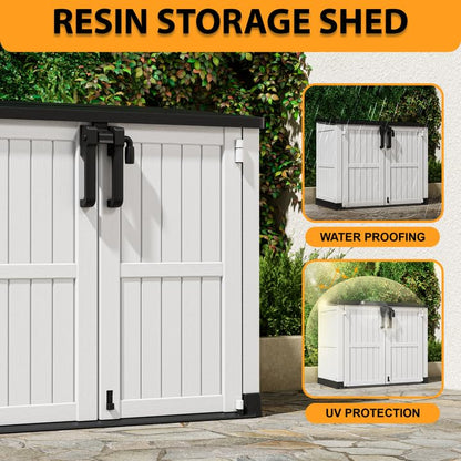 Outdoor Storage Cabinet 36 Cu Ft with Lockable Doors