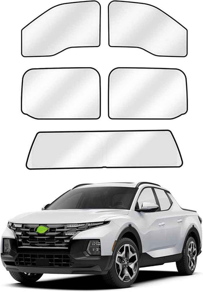 Sunshades for 2015-2020 Ford F150 SuperCrew 4 Door Accessories Sun Shade Side Rear Window Shade Cover Sun Visor Shield Privacy Protection for Camping Keep Vehicle Cool Black 5PCS