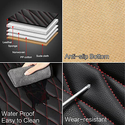Leather Car Seat Covers Front Pair (2 Count)