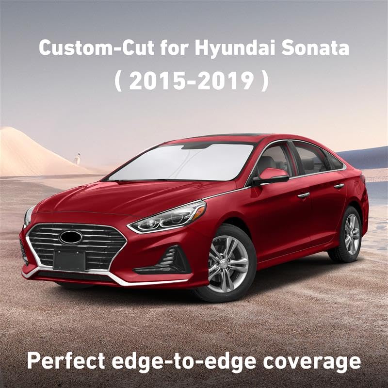 Windshield Sunshade Compatible for Hyundai Sonata 2015