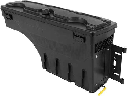 SCITOO Truck Bed Tool Box 180° Rotating Storage Tool Box Fit For Ford F-250 F-350 F-450 Super Duty 1999-2016 Right Side Waterproof Black