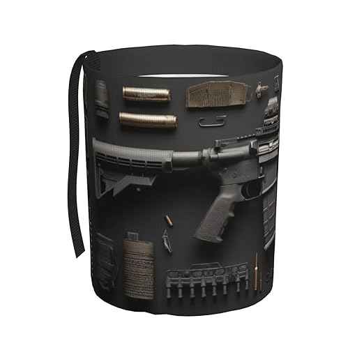 Gun Military Gear Arsenal Set Car Trash Can Waterproof Hanging Trash Bin Collapsible Garbage Can for Car Accessories Travel Camping Kitchen Home