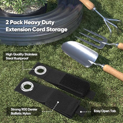 Heavy Duty Garden Tool Organizer Metal Wall Mount