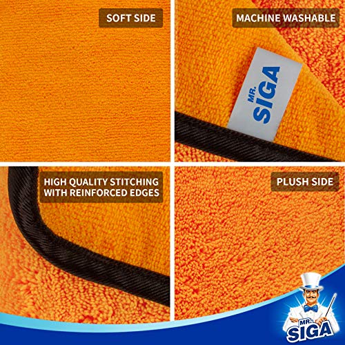 Professional Microfiber Towels for Cars (6 Count)