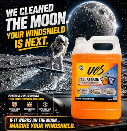 Advanced All Season Windshield Washer Fluid (128 Fl Oz)