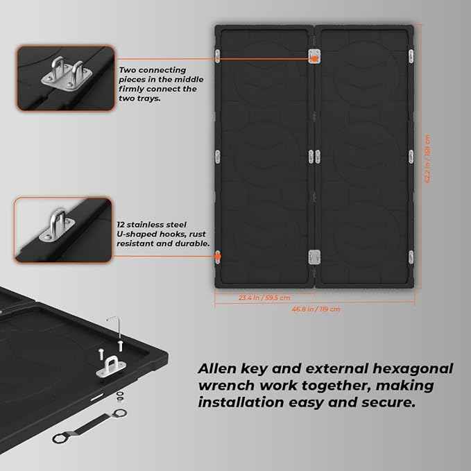 LECARDIO Heavy Duty Slide-Out Truck Bed Cargo Tray,Pull-Out Storage Organizer for Pickup Trucks,Fits 5'5" Beds & Longer
