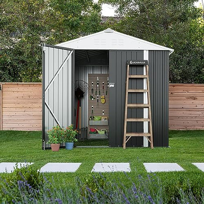8x6 FT Outdoor Storage Shed