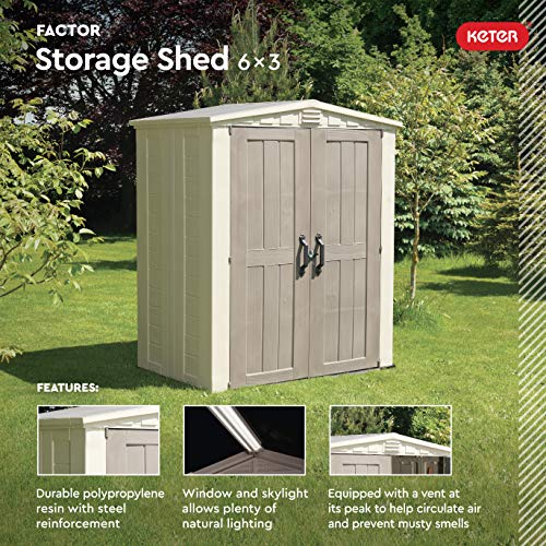 Factor 6x3 Outdoor Storage Shed Kit