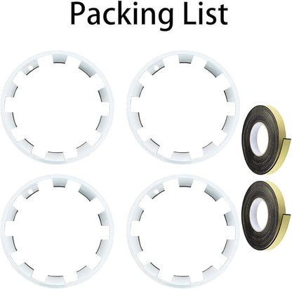 for Tesla Model Y 20 Inch Helix Wheel Rim Protector Hubcaps Helix Wheels Rim Cover Tire Trim Rings Silver 4Pcs Model Y Accessories