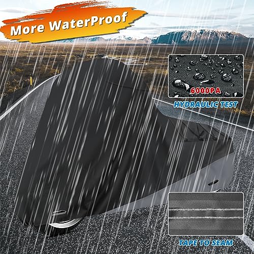 Motorcycle Cover for Touring Models Outdoor All Weather Protection