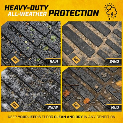 JustFit™ 3D Floor Mats for Jeep Wrangler JL 2018