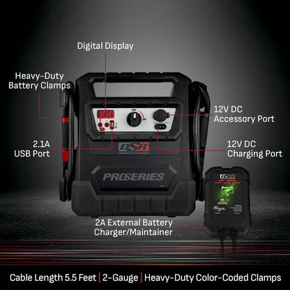 DSR ProSeries Car Battery Jump Starter