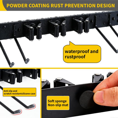 Broom Holder Door Mount