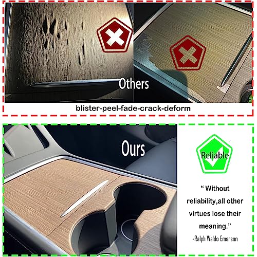 Real Wood Made for Tesla Model 3 Model Y Accessories Center Console Cover Interior Decoration Wrap Kit Tesla Model 3 Model Y 2021