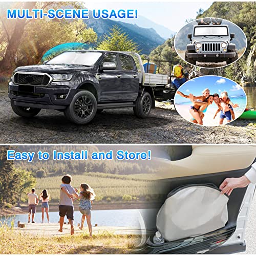 Windshield Sun Shade for Chevy Chevrolet Equinox 2025 2026 Accessories Foldable Sun Shield Front Window Sunshade Cover Sun Visor Cover Block Heat and Sun Protection