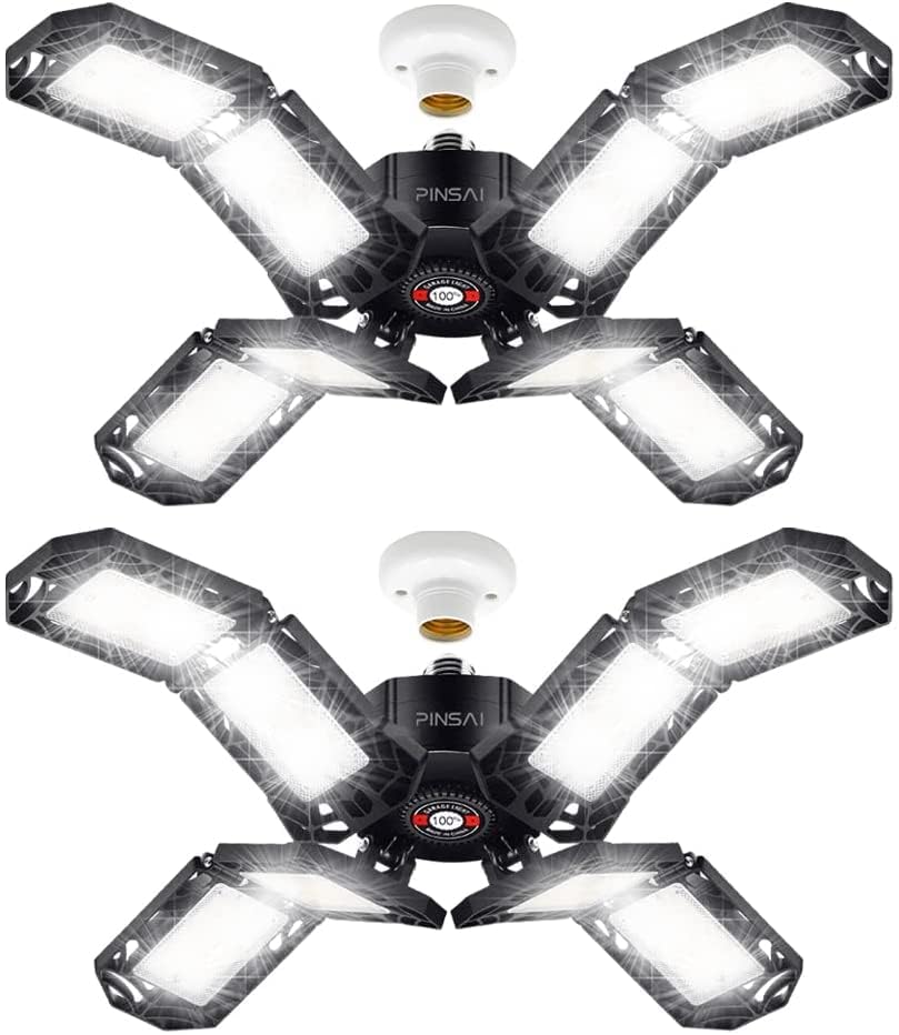 2 Pack LED Garage Light (2 count)