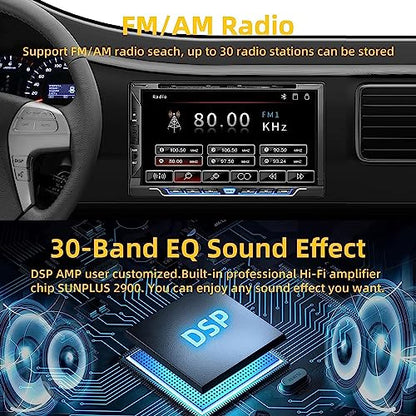 Double Din Car Stereo with CD