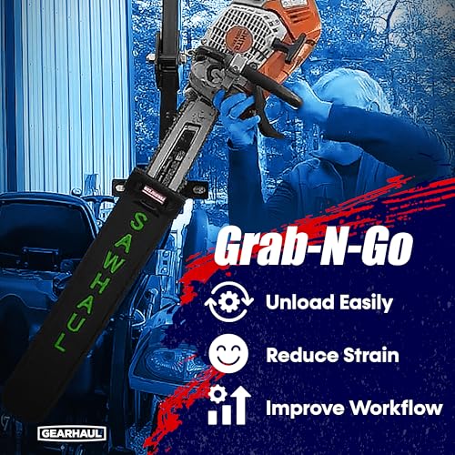 GearHaul SawHaul SnapLok Rotating Tractor Chainsaw Carrier