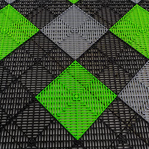 Interlocking Soft PVC Modular Garage Flooring Tile (5 Count)