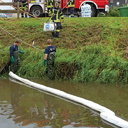 Oil Boom - Oil-Only Absorbent Boom - 4 Pack - 3" x 20' Boom - Absorbs up to 4 gallons per Boom - BOM407 (4 Booms)