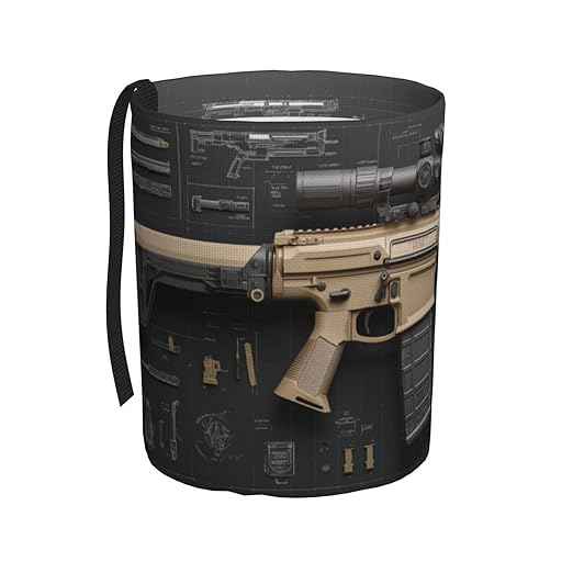 Gun Military Gear Arsenal Set Car Trash Can Waterproof Hanging Trash Bin Collapsible Garbage Can for Car Accessories Travel Camping Kitchen Home
