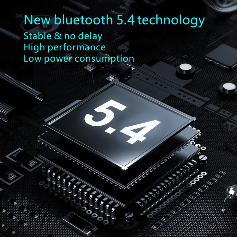 Bluetooth Earpiece Headphone Dual Noise Cancelling Mic Painless Open