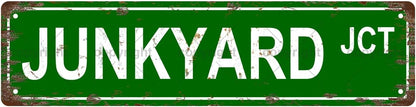 JUNKYARD JCT Space Vintage Metal Tin Sign, Street Sign, Home Decor, Room Decor, Wall Decor, Bathroom Decor, Bar Decor, Cafe Decor, Garage Decor, 16 x 4 Inch