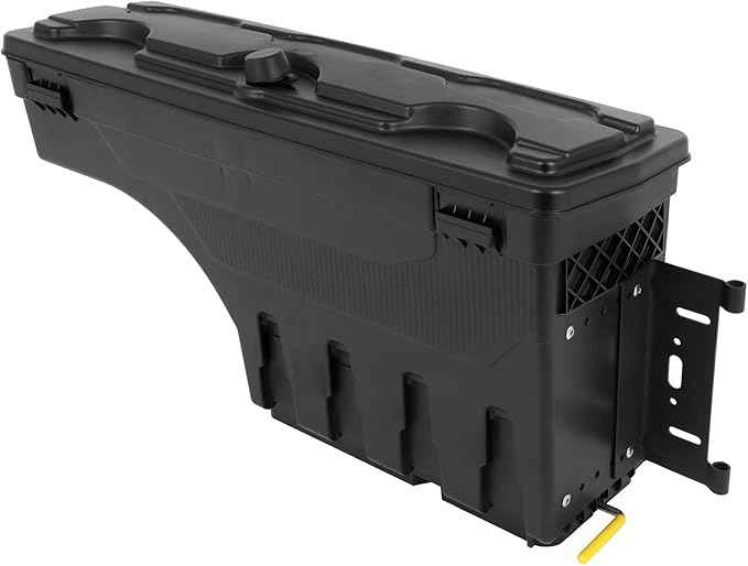 SCITOO Truck Bed Tool Box for Ford F-150 2015 2017-2022,Multi-Compartment Dividers Organized Storage,Heavy Duty & No-Drill Installation Right Passenger Side