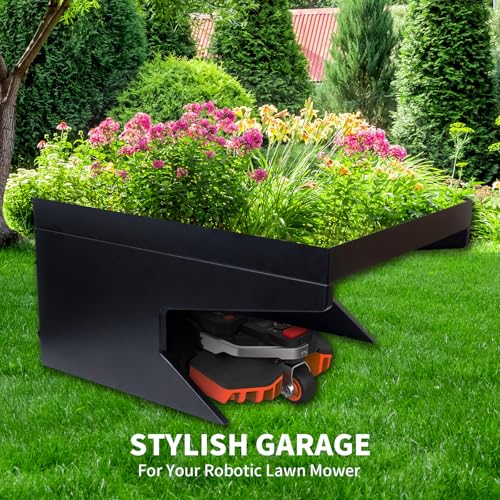 Weatherproof Robotic Lawn Mower Garage With Planter Compatible For All Robotic Lawn Mower Heavy