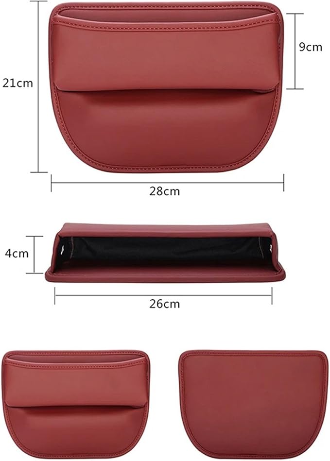 for Tesla Model 3 Y X S Car Side Seat Crevice Storage Pocket Box Built-in Cover Water Cup Key Phone Holder Organizer