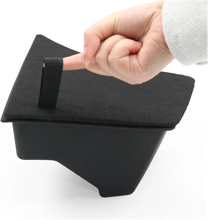 Trunk Storage Box Compatible For Tesla Model 3 2024+ Rear Trunk Side Storage Box Lids Organizer Garbage Bins Car Accessories(No cover)
