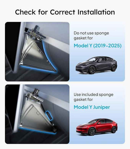 Wigoo Under Screen Organizer for Model Y 2019~2026, Including Model Y Juniper 2025~2026 (Standard, Premium & Performance), Concealed Center Console Organizer Tray, Quick & Stable Installation