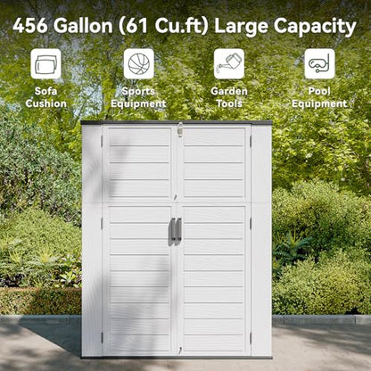 Horizontal Storage Sheds 61 Cu.ft