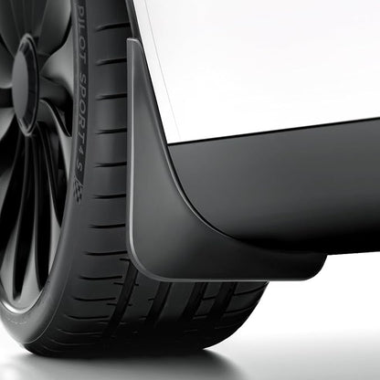 REEVAA Tesla Model Y Accessories - Mud Flaps [Protect Paint, No Drilling Required] All-Weather Splash Guard Body Kits for Model Y 2019-2024, Black (Set of 4)