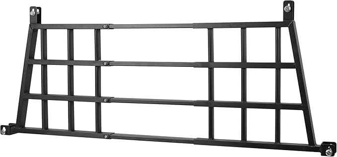 Rockland Adjustable Pickup Truck Headache Rack, Fits 45" to 66" Beds, No-Drill Bolt-On Mount, Compatible with Most Full Size Pickup
