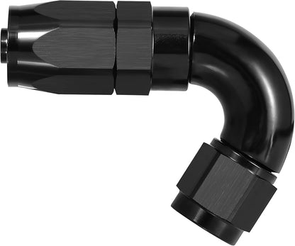 EVIL ENERGY 6AN 120 Degree One Piece Full Flow Hose End Fitting Swivel For CPE Braided Hose