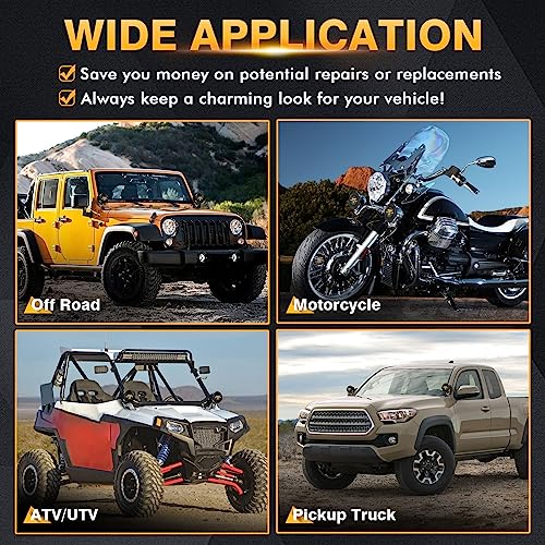 C4 Series 4 Inch Round Offroad Protective Lens Covers