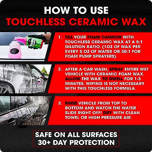 Swift Touchless Ceramic Foamable Wax (128 Fl Oz)
