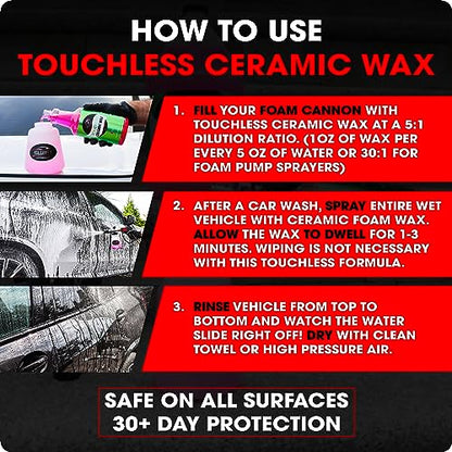 Swift Touchless Ceramic Foamable Wax (640 Fl Oz)