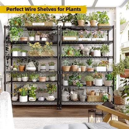 71" H 6 Tier Heavy Duty Wire Shelving
