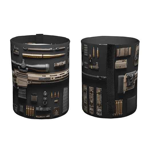 Gun Military Gear Arsenal Set Car Trash Can Waterproof Hanging Trash Bin Collapsible Garbage Can for Car Accessories Travel Camping Kitchen Home