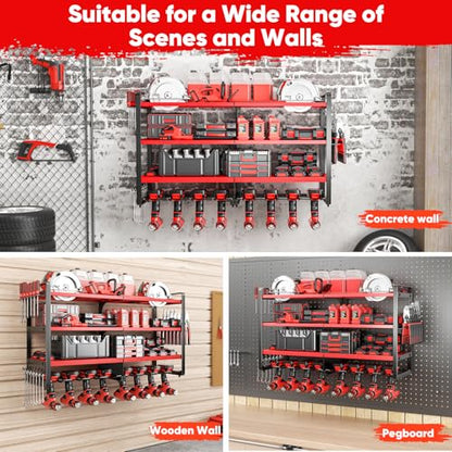 Upgrade Large power tool organizer Wall Mount