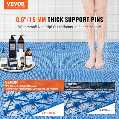 Interlocking Tile 50PCS Blue