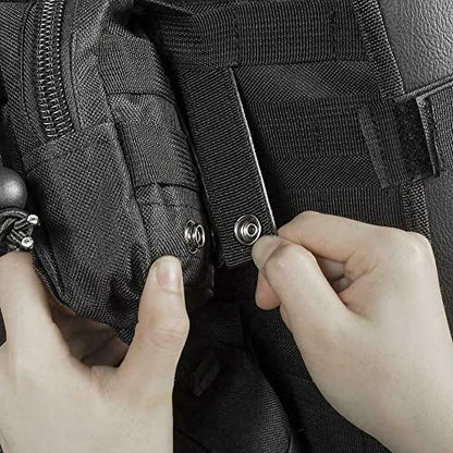 Universal Tactical Seat Back Organizer Vehicle Molle Panel Organizer Storage Bag with 5 Detachable Molle Pouch for All Vehicel Such as Jeep